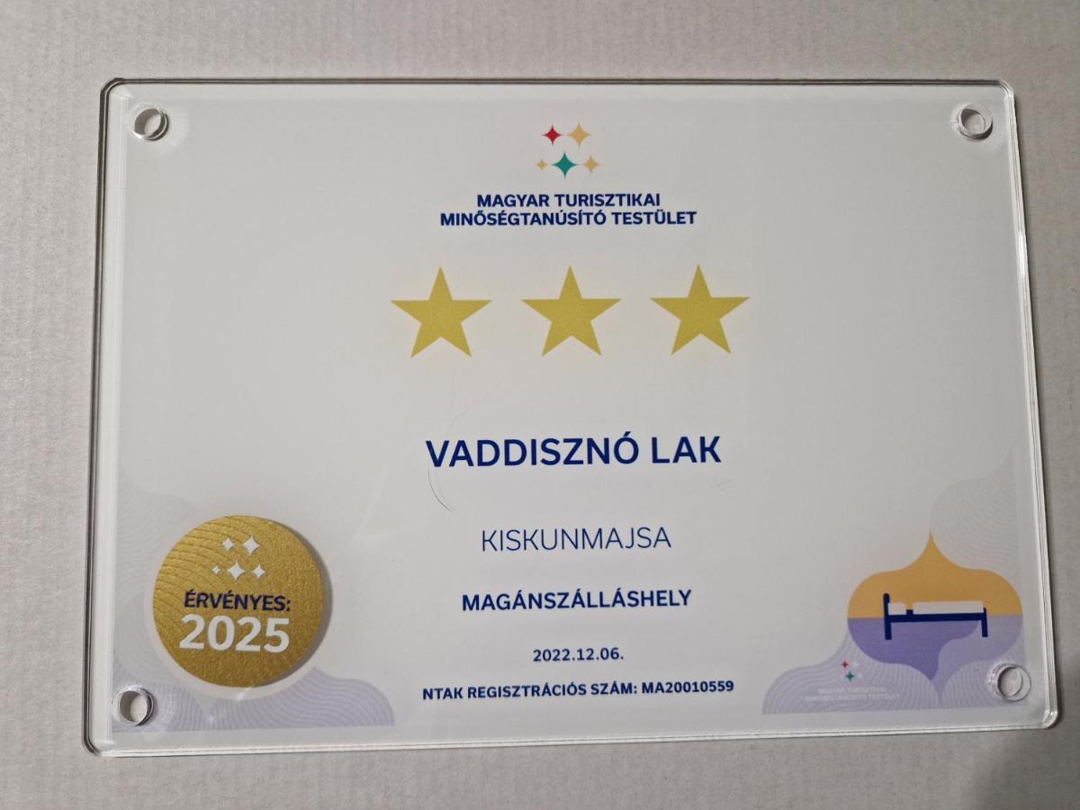 Villa Vaddinszo Lak Kiskunmajsa Exterior foto
